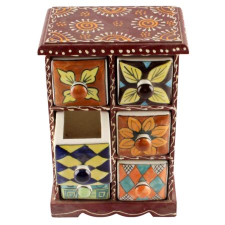 Spice Box-1462 Masala Rack Container Gift Item